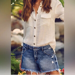 NWT KUT From The Kloth Jane High Rise Shorts